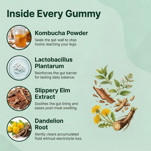 Probiotic Kombucha Gummy for Varicose Veins