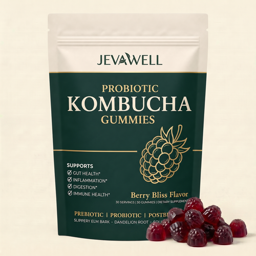 Kombucha Probiotic Gummies for Digestive Support