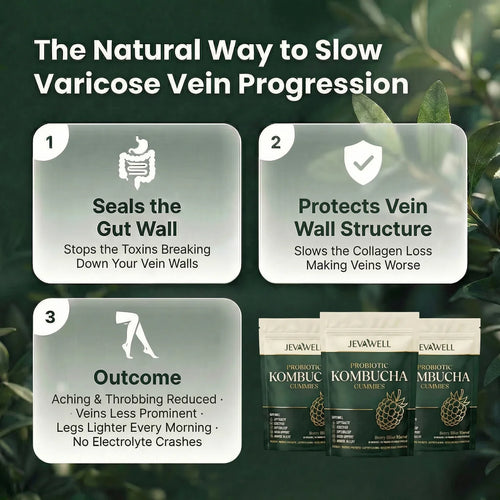 Probiotic Kombucha Gummy for Varicose Veins